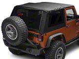 Bestop Trektop NX Glide Soft Top; Black Twill (07-18 Jeep Wrangler JK 2-Door)