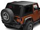 Bestop Trektop NX Glide Soft Top; Black Twill (07-18 Jeep Wrangler JK 2-Door)