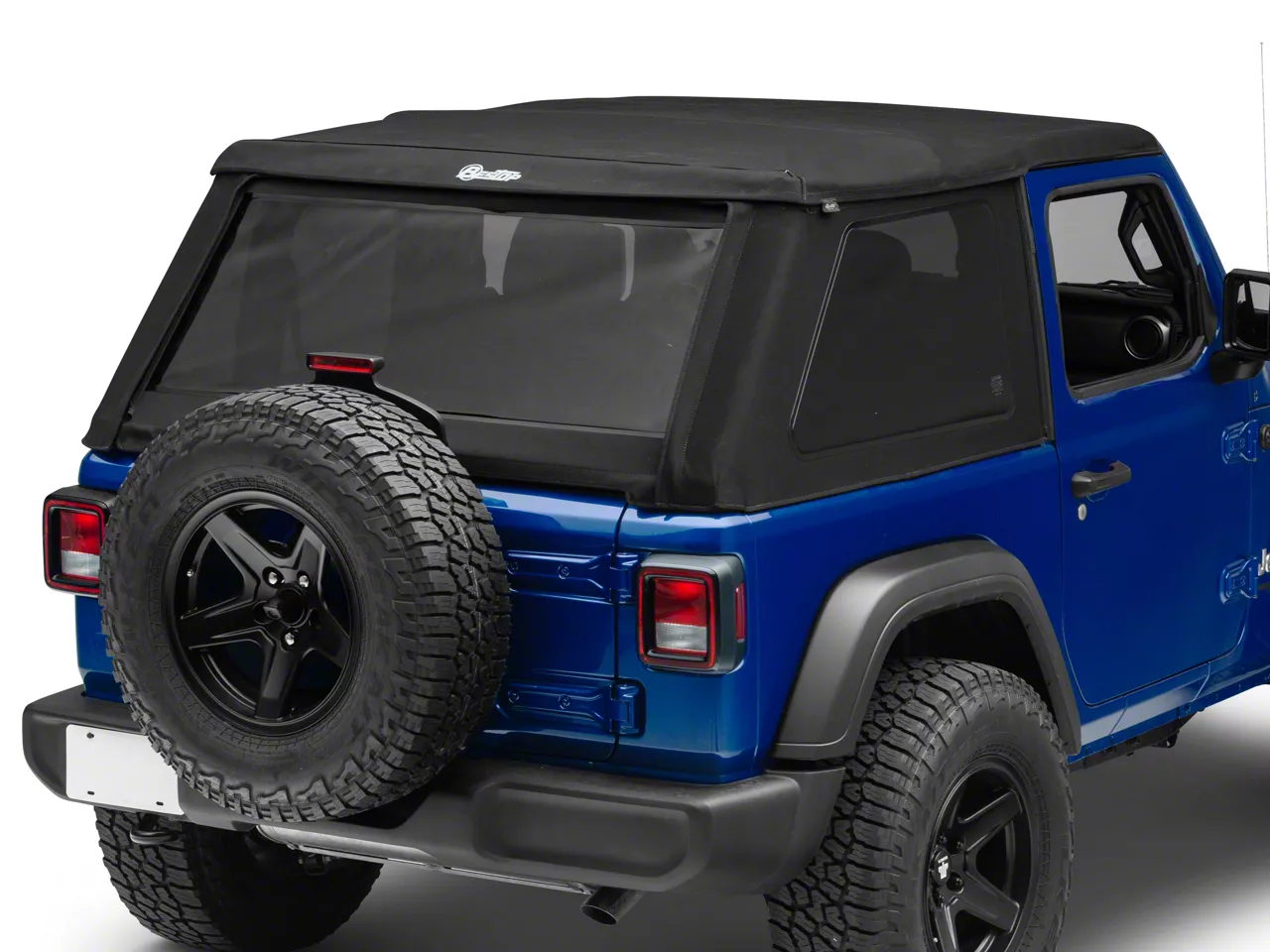 Bestop Jeep Wrangler Trektop NX Soft Top; Black Twill 56862-17 (18-24 Jeep  Wrangler JL 2-Door) - Free Shipping