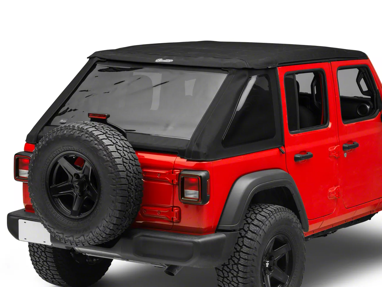 Bestop Jeep Wrangler Trektop NX Soft Top; Black Twill 56863-17 (18-24 Jeep  Wrangler JL 4-Door) - Free Shipping