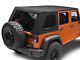 Bestop Trektop Pro Hybrid Soft Top; Black Twill (07-18 Jeep Wrangler JK 4-Door)