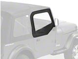 Bestop Upper Soft Doors for Supertop; Black Denim (88-95 Jeep Wrangler YJ)