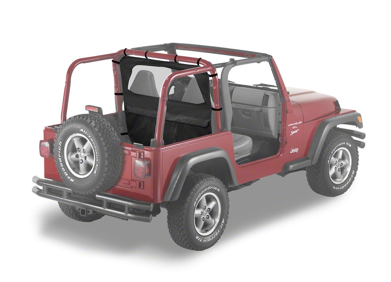 Bestop Jeep Wrangler Wrap-Around Windjammer - Black Diamond 80035-35 (03-06  Jeep Wrangler TJ)