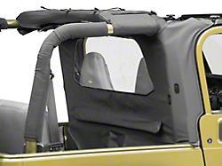 Bestop Wrap-Around Windjammer; Black Denim (97-02 Jeep Wrangler TJ)