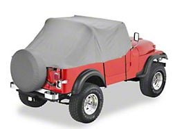 Bestop All-Weather Trail Cover; Charcoal (76-91 Jeep CJ7 & Wrangler YJ)