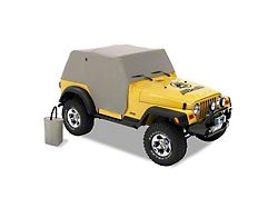 Bestop All-Weather Trail Cover; Charcoal (92-05 Jeep Wrangler YJ)