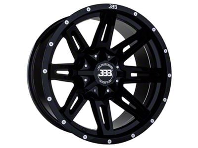 Big Baller Brand LB4 Gloss Black 6-Lug Wheel; 18x9; 18mm Offset (04-15 Titan)