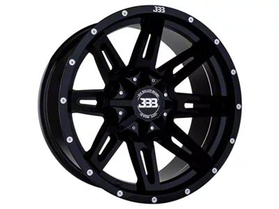 Big Baller Brand LB4 Gloss Black 6-Lug Wheel; 18x10; -25mm Offset (05-15 Tacoma)