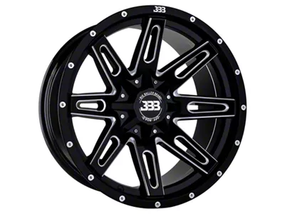 Big Baller Brand LB4 Gloss Black Milled 6-Lug Wheel; 20x10; -25mm Offset (05-15 Tacoma)