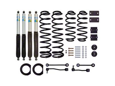 Bilstein B8 5100 Series Front and Rear Shocks for 1.50 to 2.50-Inch Lift (18-25 Jeep Wrangler JL 4-Door w/o Winch, Excluding Rubicon)