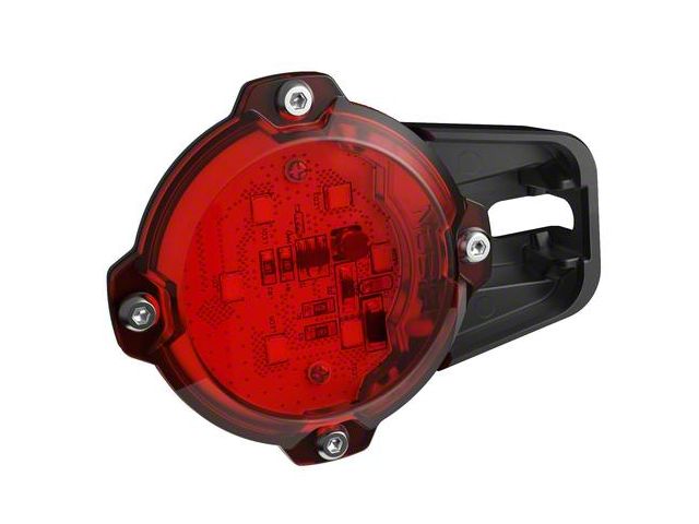 Bison Off-Road YAK! Universal 600 Lumen Light Kit; Red; 4-Pack (Universal; Some Adaptation May Be Required)