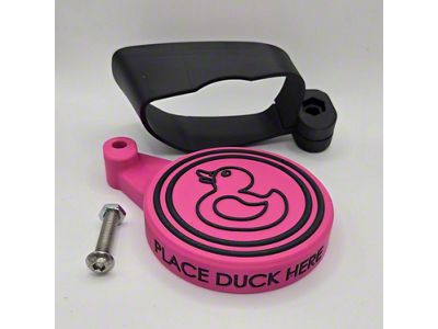 Bite the Bullet 3D Ultimate Duck Deck with Black Lettering; Neon Pink Body (20-25 Jeep Gladiator JT)