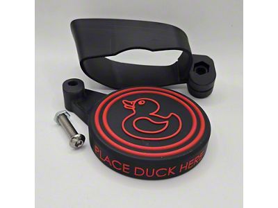 Bite the Bullet 3D Ultimate Duck Deck with Red Lettering; Black Body (20-25 Jeep Gladiator JT)