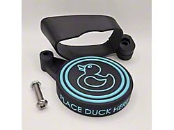 Bite the Bullet 3D Ultimate Duck Deck with Teal Lettering; Black Body (20-25 Jeep Gladiator JT)