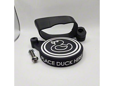 Bite the Bullet 3D Ultimate Duck Deck with White Lettering; Black Body (20-25 Jeep Gladiator JT)