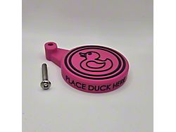 Bite the Bullet 3D Ultimate Duck Deck with Black Lettering; Neon Pink Body (07-18 Jeep Wrangler JK)