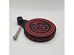 Bite the Bullet 3D Ultimate Duck Deck with Red Lettering; Black Body (07-18 Jeep Wrangler JK)