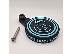 Bite the Bullet 3D Ultimate Duck Deck with Teal Lettering; Black Body (07-18 Jeep Wrangler JK)