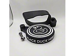 Bite the Bullet 3D Ultimate Duck Deck with White Lettering; Black Body (18-25 Jeep Wrangler JL)