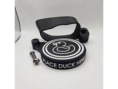 Bite the Bullet 3D Ultimate Duck Deck with White Lettering; Black Body (18-25 Jeep Wrangler JL)