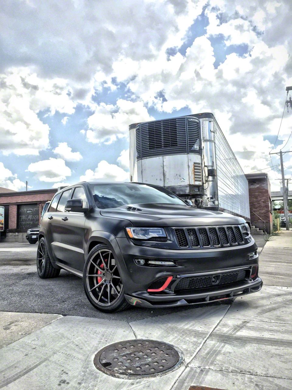 Black Ops Auto Works Jeep Grand Cherokee Cfr Edition Front Splitter 