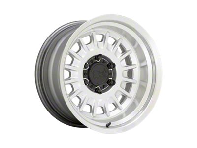 Black Rhino Aliso Gloss Silver 6-Lug Wheel; 17x8; 0mm Offset (03-09 4Runner)