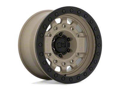 Black Rhino Avenger Beadlock Desert Sand 6-Lug Wheel; 17x8.5; 0mm Offset (03-09 4Runner)