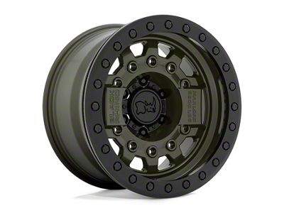 Black Rhino Avenger Beadlock Olive Drab Green 6-Lug Wheel; 17x8.5; 0mm Offset (03-09 4Runner)