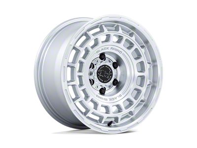 Black Rhino Awol Silver with Machined Face 6-Lug Wheel; 17x8.5; -10mm Offset (03-09 4Runner)