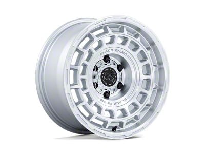 Black Rhino Awol Silver with Machined Face 6-Lug Wheel; 17x8.5; 25mm Offset (03-09 4Runner)