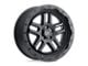 Black Rhino Barstow Textured Matte Black 6-Lug Wheel; 20x9.5; 12mm Offset (03-09 4Runner)