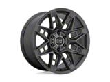 Black Rhino Caprock Matte Gunmetal 6-Lug Wheel; 17x8.5; 0mm Offset (03-09 4Runner)