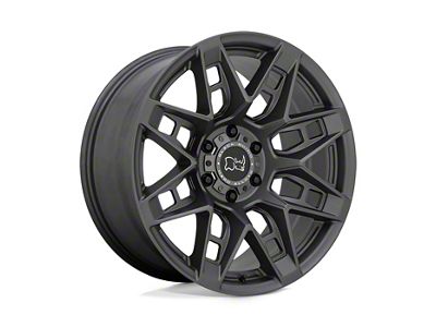 Black Rhino Caprock Matte Gunmetal 6-Lug Wheel; 17x8.5; 0mm Offset (03-09 4Runner)