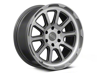 Black Rhino Chase Brushed Gunmetal 6-Lug Wheel; 17x9; 12mm Offset (03-09 4Runner)