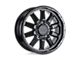 Black Rhino Excursion Matte Black 6-Lug Wheel; 17x7.5; 45mm Offset (03-09 4Runner)