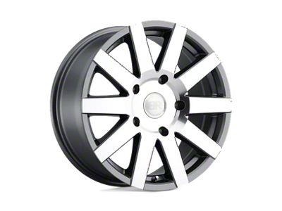 Black Rhino Journey Gloss Gunmetal with Mirror-Cut Face 6-Lug Wheel; 18x8; 48mm Offset (03-09 4Runner)