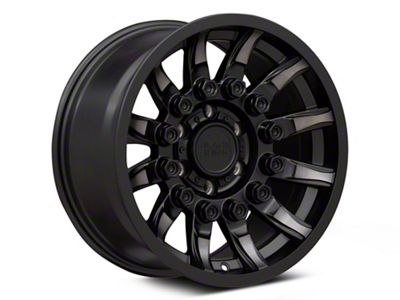 Black Rhino Mission Matte Black with Machined Tinted Spokes 6-Lug Wheel; 17x8.5; 0mm Offset (03-09 4Runner)