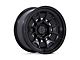 Black Rhino Mondo Matte Black with Gloss Black Lip 6-Lug Wheel; 17x8.5; -10mm Offset (03-09 4Runner)