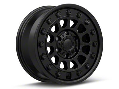 Black Rhino Outback Matte Black 6-Lug Wheel; 17x8; 32mm Offset (03-09 4Runner)