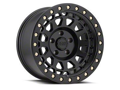 Black Rhino Primm Matte Black with Brass Bolts 6-Lug Wheel; 17x9; -12mm Offset (03-09 4Runner)