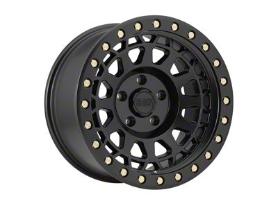 Black Rhino Primm Matte Black with Brass Bolts 6-Lug Wheel; 18x9.5; 12mm Offset (03-09 4Runner)