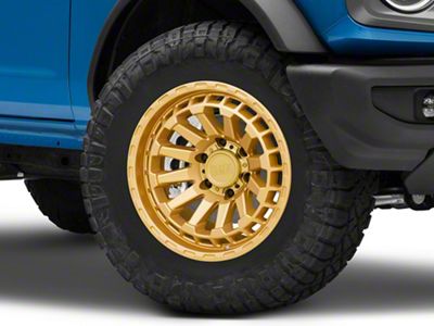 Black Rhino Raid Gold 6-Lug Wheel; 18x9.5; 12mm Offset (03-09 4Runner)