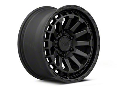 Black Rhino Raid Matte Black 6-Lug Wheel; 17x8.5; 0mm Offset (03-09 4Runner)