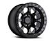 Black Rhino Riot Beadlock Matte Black 6-Lug Wheel; 17x8.5; 0mm Offset (03-09 4Runner)