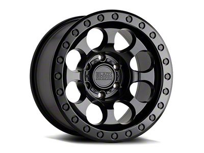 Black Rhino Riot Matte Black 6-Lug Wheel; 17x9; 12mm Offset (03-09 4Runner)