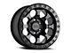 Black Rhino Riot Matte Black 6-Lug Wheel; 17x9; 12mm Offset (03-09 4Runner)