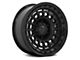 Black Rhino Sahara Matte Black with Gloss Black Lip 6-Lug Wheel; 17x9; -12mm Offset (03-09 4Runner)