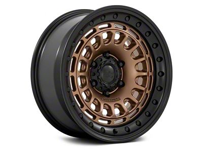 Black Rhino Sahara Matte Bronze with Gloss Black Lip 6-Lug Wheel; 17x9; 0mm Offset (03-09 4Runner)