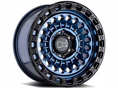 Black Rhino Sentinel Cobalt Blue with Black Ring 6-Lug Wheel; 20x9.5; 12mm Offset (03-09 4Runner)