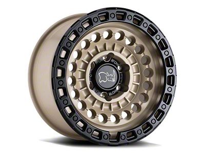 Black Rhino Sentinel Desert Sand with Black Ring 6-Lug Wheel; 20x9.5; 12mm Offset (03-09 4Runner)